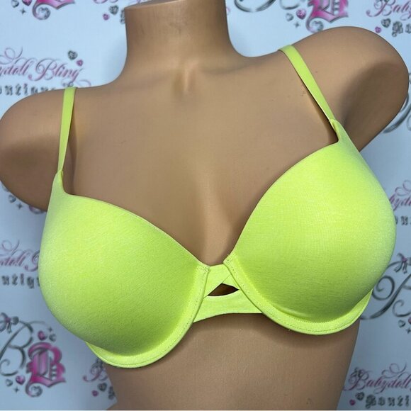 Victoria's Secret Other - Victoria secret bra neon slime green soft padded bra comfy yellow green bright